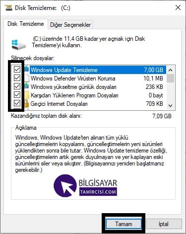 Windows 10 Güncelleme Geçmişi temizleme ile windows güncelleme hatalarını giderebilirsiniz.