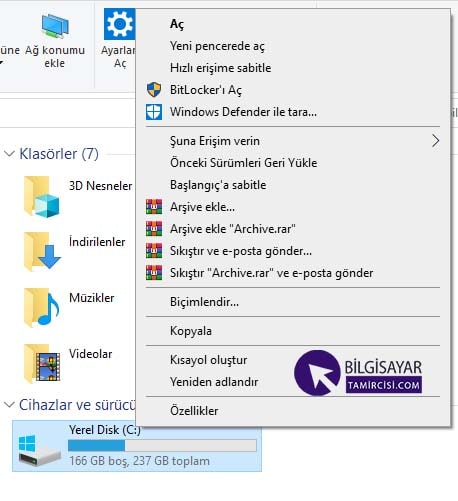 Windows 10 Güncelleme Hatası Çözümü yollarından birisi güncelleme geçmişini temizlemektir.