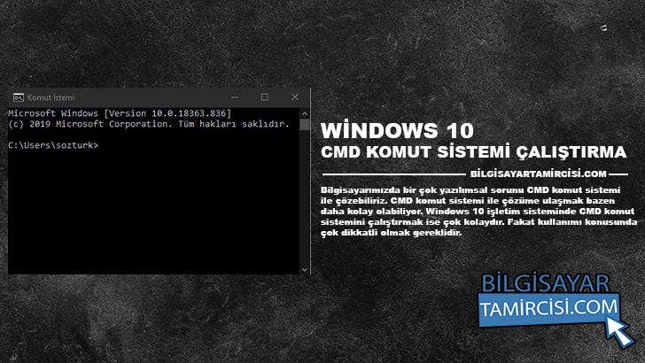Windows 10 CMD Nasıl Açılır ? (Komut Sistemi) sorusunun cevabını bu konumuzda bulabilirsiniz. Bir sorunu CMD ile çözebilirsiniz.