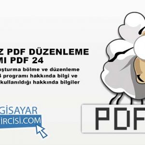 PDF Düzenleme Programı PDF 24 ile ücretsiz PDF oluşturma, PDF bölme gibi işlemlerinizi gerçekleştiirebilirsiniz. PDF 24 programı indir.