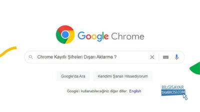Chrome Kayıtlı Şifreleri Dışarı ve İçeri Aktarma