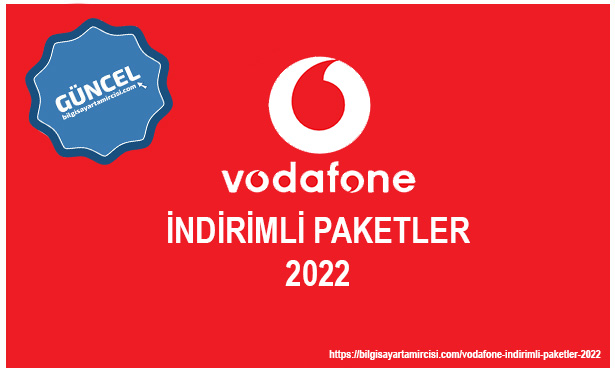 Vodafone İndirimli Paketler 2022
